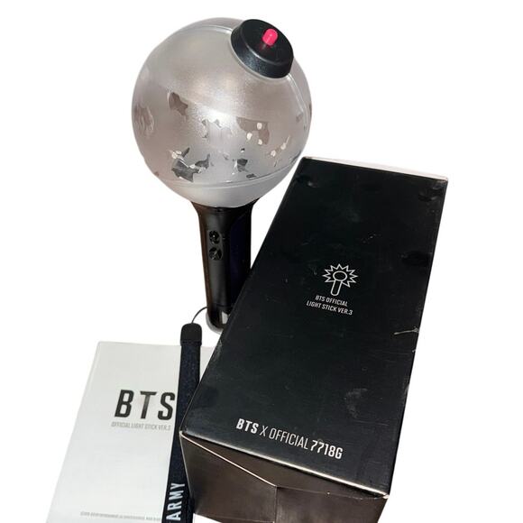 BTS Official Army Bomb Light Stick Ver. 3 Bluetooth Concert w Box Manual KPOP - Picture 14 of 16